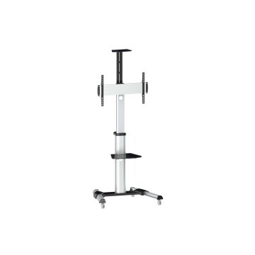 Soporte De Suelo Con Ruedas Equip Para Pantalla De 37" - 70" Fijo Rotacion 90âº De Aluminio Max. Ves