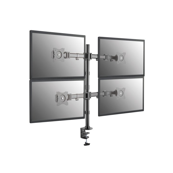 Soporte De Mesa Equip 650117 Para 4 Pantallas 13"-27" Doble Brazo Articulado Vesa Standard Hasta 8kg