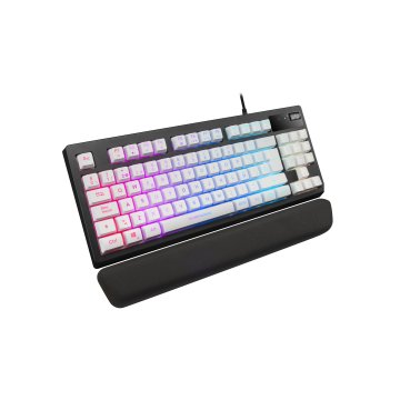 Teclado H-mecanico Compacto Tkl Mars Gaming Mkaxes Botones Color White Estructura Black Boton Roller 2
