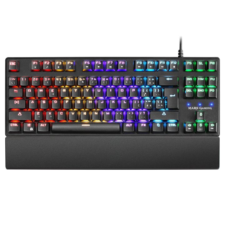 Teclado Mecanico Compacto Tkl Mars Gaming Mkxtkl Portugues Switch Azul Outemu Sq Iluminacion Rgb Rep