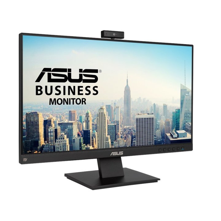 Monitor 24" Hdmi Displayport Vga Asus Be24eqk Fhd Ips 5ms Webcam, Microfono, Hub Usb3.0, Altavoces 3