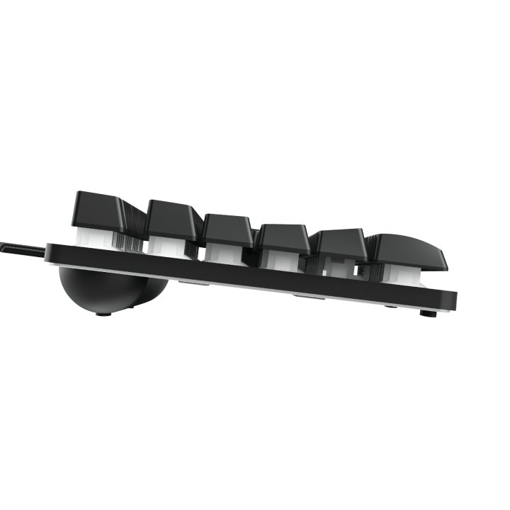 Teclado Trust Gaming Gxt 833 Thado Metalico Compacto Iluminacion Led Multicolor Anti-ghosting 12 Tec