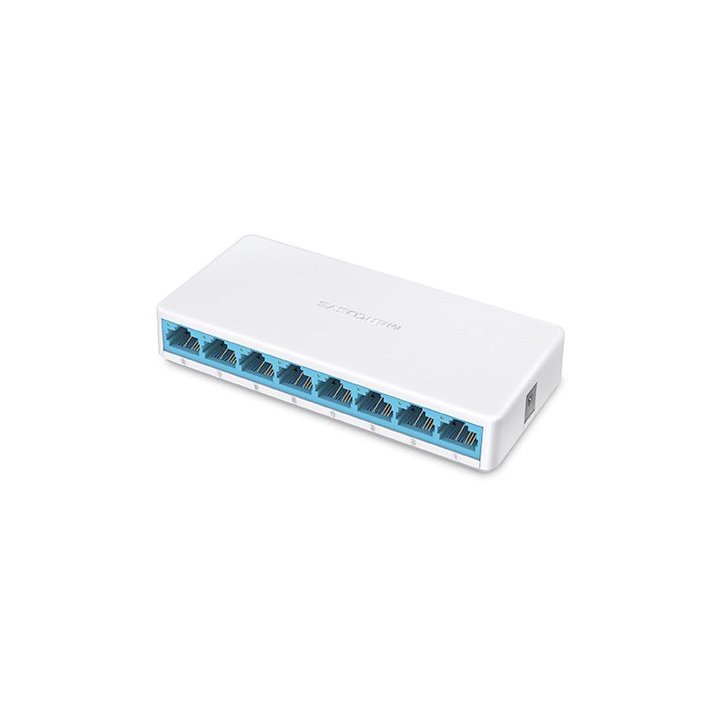 Switch No Gestionable Mercusys Ms108 8p 10 100 Ethernet Mini Desktop