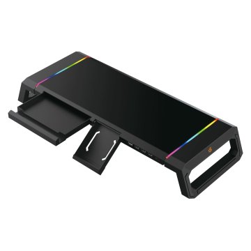 Stand De Sobremesa Para 1 Pantallas Conceptronic Para 1 Pantalla Elevador Gaming Ergonomico Hub Usb  2