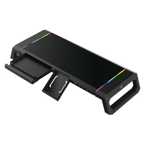 Stand De Sobremesa Para 1 Pantallas Conceptronic Para 1 Pantalla Elevador Gaming Ergonomico Hub Usb 