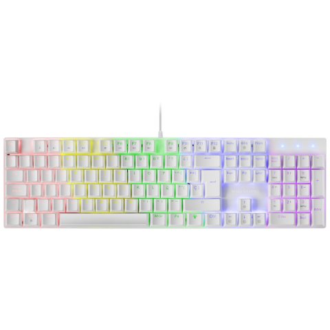 Teclado Mecanico Mars Gaming Mk422 White Switch Rojo Pr De 100hz Anti-ghosting Avanzado Iluminacion 