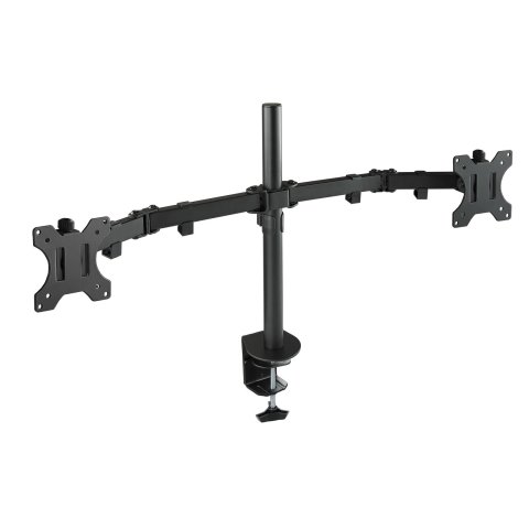 Soporte De Mesa Tooq Db1232tn-b Para 2 Pantallas 13-32" Max. 8kg Vesa 75x75 Y 100x100 Negro