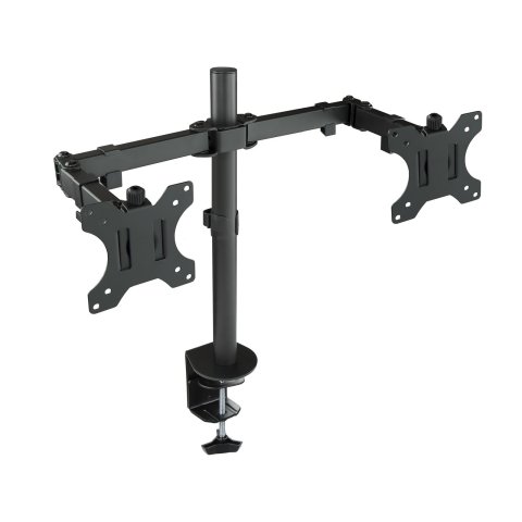 Soporte De Mesa Tooq Db1232tn-b Para 2 Pantallas 13-32" Max. 8kg Vesa 75x75 Y 100x100 Negro