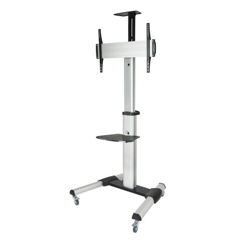 Soporte De Suelo Con Ruedas Tooq Fs1870m-b Para Pantalla De 37-70" Aluminio Max. 50kg Vesa Max. 600x