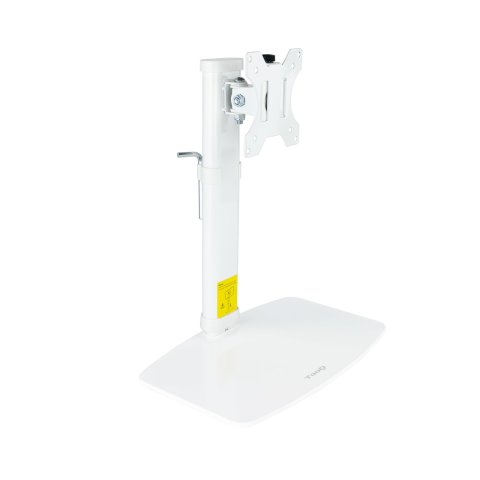 Soporte De Mesa Tooq Db1127tn-w Para 1 Pantalla De 17-27" Max. 6kg Vesa 75x75 Y 100x100 Blanco