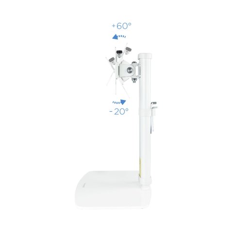 Soporte De Mesa Tooq Db1127tn-w Para 1 Pantalla De 17-27" Max. 6kg Vesa 75x75 Y 100x100 Blanco