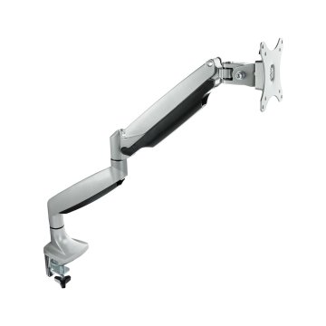 Soporte De Mesa Tooq Bd3032tnr-s Para 1 Pantalla Gira Incli 1 Brazo 13-32 Vesa 75x75 Y 100x100 Plata