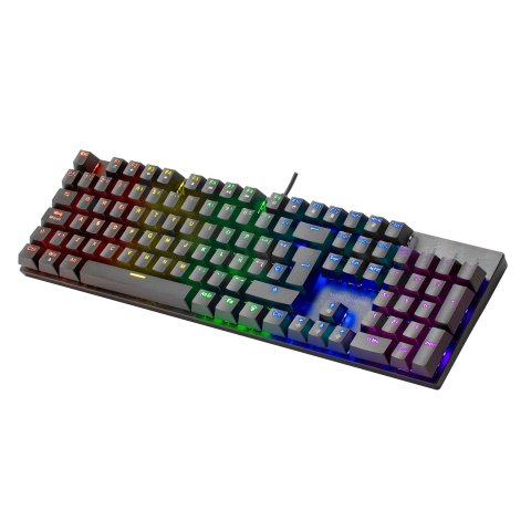 Teclado Mecanico En Portugues Mars Gaming Mk422 Black Switch Azul Pr De 100hz Anti-ghosting Avanzado
