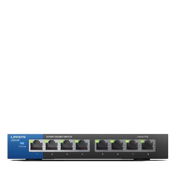Switch Gigabit Linksys Lgs108-eu-rtl No Gestionable 8 Puertos Retail 2