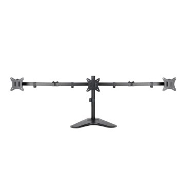 Soporte De Mesa Con Base Tooq Db1704tn-b Para 3 Pantallas De 17" A 27" Max 7kg Por Brazo Vesa 75x75  2