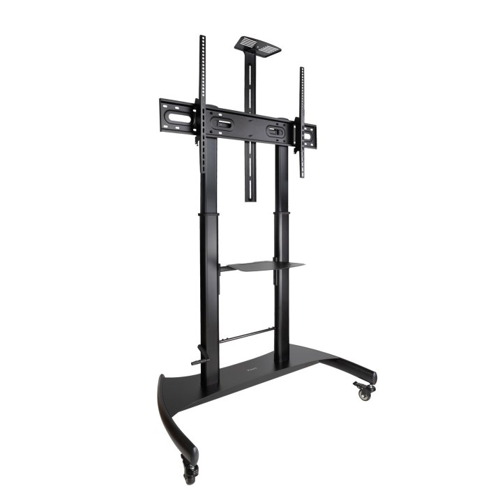 Soporte De Suelo Con Ruedas Tooq Fs20404hm-b Para Pantallas De 60-100" Regulable En Altura Max 100kg