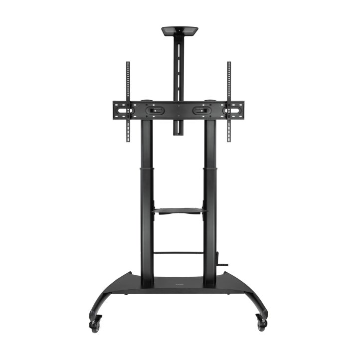 Soporte De Suelo Con Ruedas Tooq Fs20404hm-b Para Pantallas De 60-100" Regulable En Altura Max 100kg