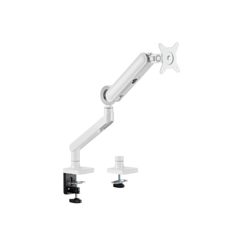 Soporte De Mesa Equip 650185 Para 1 Pantalla De 17"-35" Blanco De Aluminio Max. 10.5kg Por Pantalla 