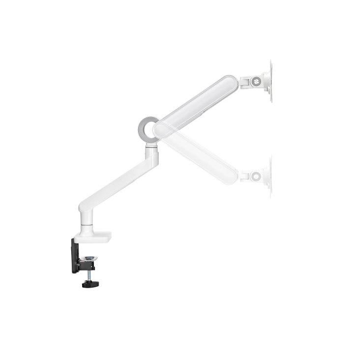 Soporte De Mesa Equip 650185 Para 1 Pantalla De 17"-35" Blanco De Aluminio Max. 10.5kg Por Pantalla 