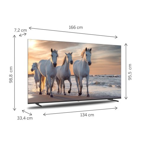 Televisor 75" Thomson 75ua5s13 Uhd 4k 3840x2160 Smart Tv 4xhdmi Audio 24w Vesa 400x200