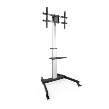 Soporte De Suelo Con Ruedas Tooq Fs1886m-b Para Pantallas De 37"-86" Max. 50kg Vesa Max. 600x400 Con