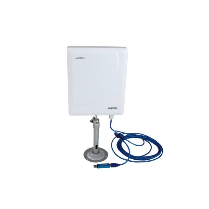 Wifi Usb 600mb Dua Band Approx Formato Antena Exterior 26dbi + 2w De Alta Ganancia Chip Realtek 8811