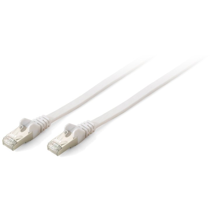 Latiguillo Plano Apantallado U ftp Categoria 6a 10g 2m Color Blanco