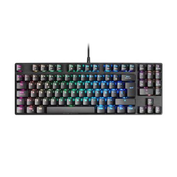 Teclado Mecanico Compacto Tkl Mars Gaming Mkrevo Pro Black Switch Outemu Pro Red Chipset Vision Mcu 