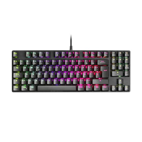 Teclado Mecanico Compacto Tkl Mars Gaming Mkrevo Pro Black Switch Outemu Pro Red Chipset Vision Mcu 