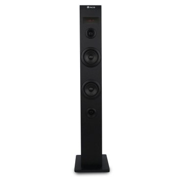 Altavoz Torre Ngs Sky Charm 50w Bluetooth Usb Radio Aux Entrada Optica Color Negro