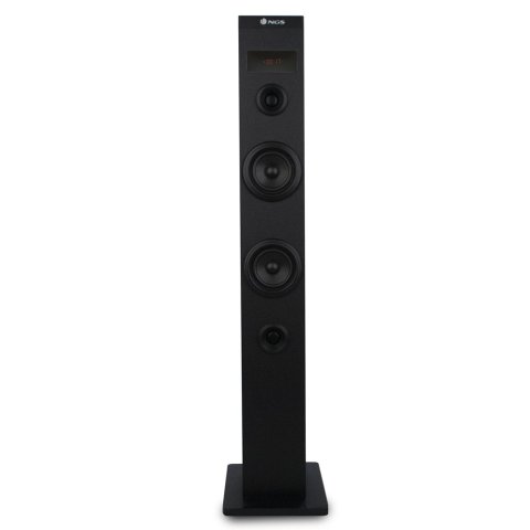 Altavoz Torre Ngs Sky Charm 50w Bluetooth Usb Radio Aux Entrada Optica Color Negro