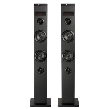 Altavoz Torre Ngs Sky Charm 50w Bluetooth Usb Radio Aux Entrada Optica Color Negro 2