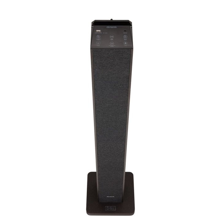 Altavoz Torre Aiwa Tsbt-270 Black Bluetooth 5.0 Tws Salida 50w Rms Puerto Usb Y Jack 3.5mm