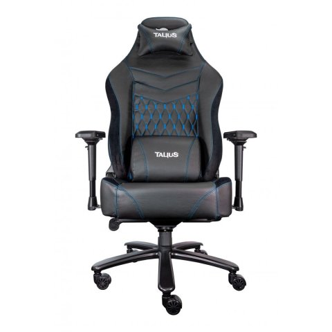 Silla Gamer Talius Mamut Negra azul "caja Deteriorada""cash30" 4d, Frog, Base Metal, Ruedas Nylon, Soporta Hasta 170kg