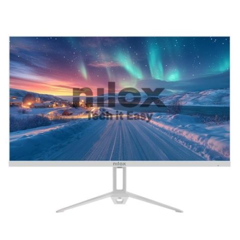Monitor 27" Hdmi Vga Nilox Nxm24fhd100w Led Fhd 1920x1080 75hz 4ms 250cd m² Vesa 75x75mm Blanco