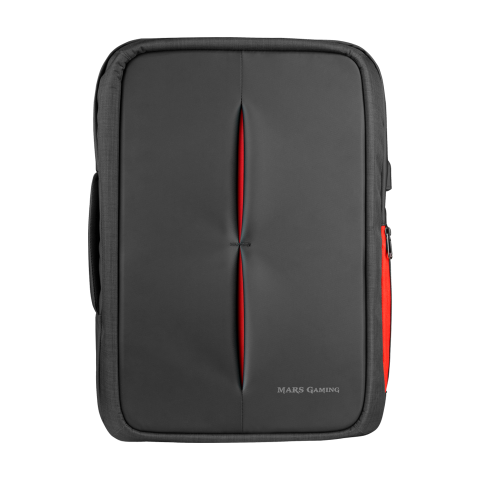 Mochila / Maletin Mars Gaming Mb2 Para Portatiles Hasta 17.3" Con Cierre De Seguridad Conctor Externo Para Power Bank