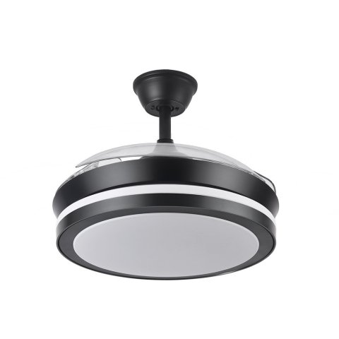 Ventilador Dc Esparta 72w 6120lm Negro 3 Aspas...