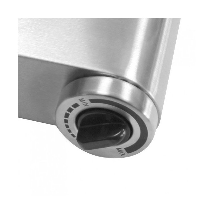 Placa Vitroceramica Palson Double Steel 30993 2500w 2 Fogones De 18cm De Diametro