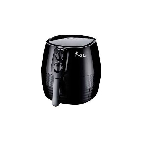 Freidora Por Aire Sin Aceite Palson Icarus 30644 Color Negro 5litros 1400w