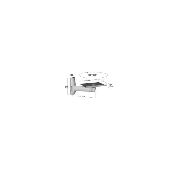 Soporte De Pared Fijo Omb Monomagix 30 Para Tv...