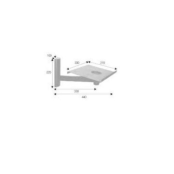 Soporte De Pared Fijo Omb Monosfero 30 Para Tv 19"... 2