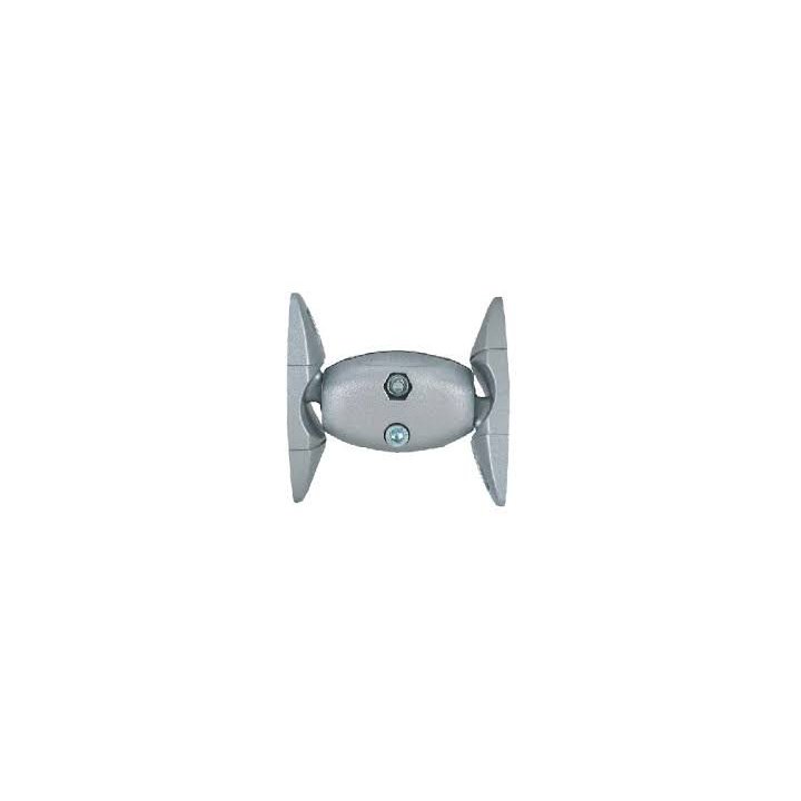 Soporte De Pared Orientable Omb New Flex Para Altavoces (2 Unidades) Orientable +-20âº Giro 360âº Max 5k Color Plata