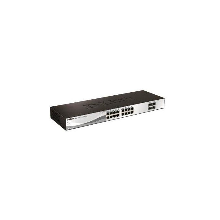 Switch Semigestionable D-link Dgs-1210-20 e16p Giga + 4p Giga Combo Rack