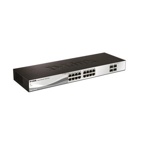 Switch Semigestionable D-link Dgs-1210-20 e16p Giga + 4p Giga Combo Rack