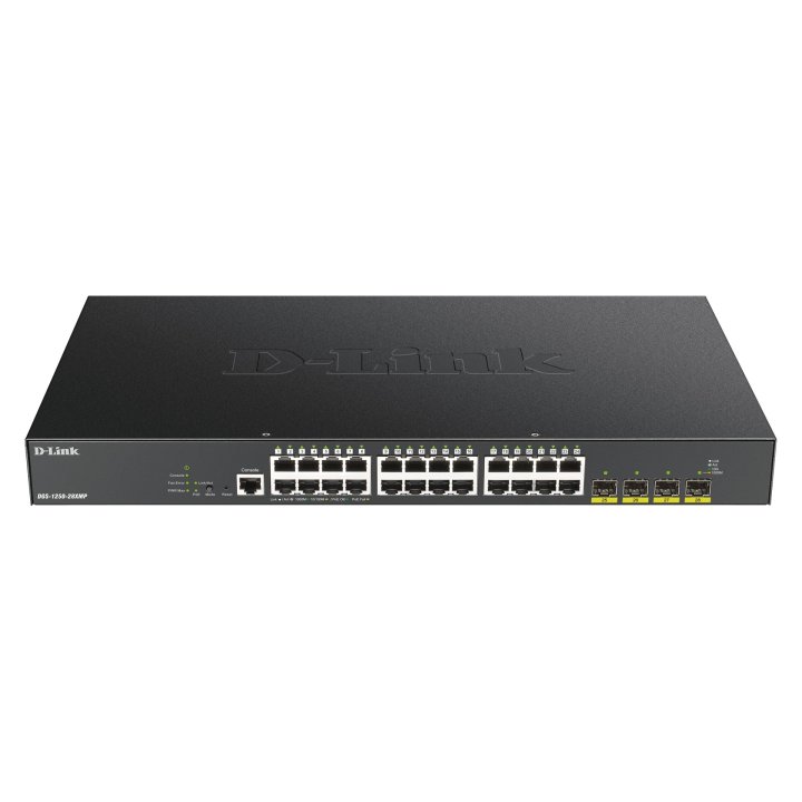 Switch Semigestionable D-link Dgs-1250-28xmp e 24p Giga Poe (370w) + 4p 10g Sfp+