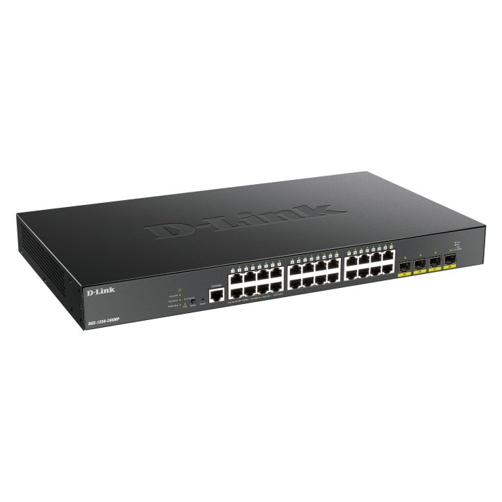 Switch Semigestionable D-link Dgs-1250-28xmp e 24p Giga Poe (370w) + 4p 10g Sfp+