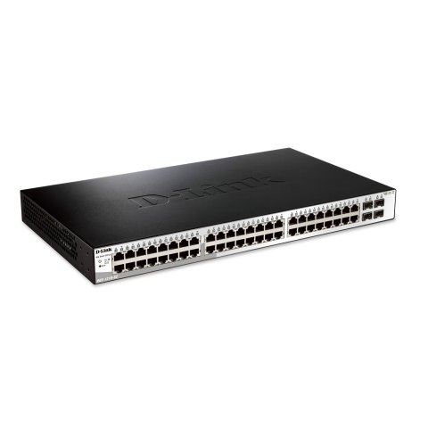 Switch Semigestionable D-link Dgs-1210-52 e 48p Giga + 4p Giga Combo Rack