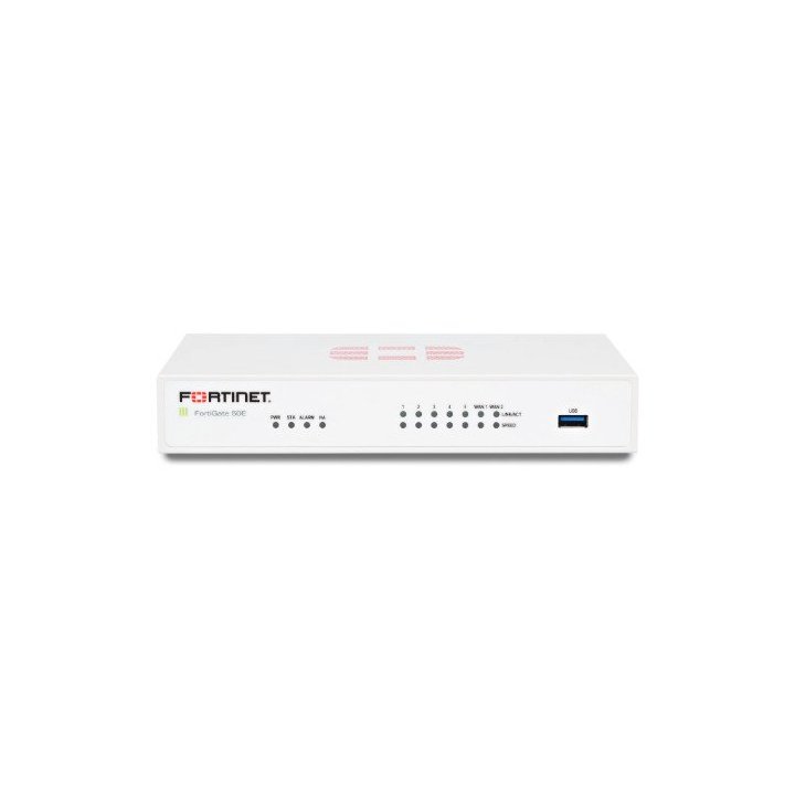 Fortigate Fg-50e 7 Puertos Ge Rj45 (incluye 2 Puertos Wan, 5 Puertos Swich)