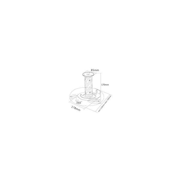 Soporte Techo Para Proyector Dti Br-proyector...