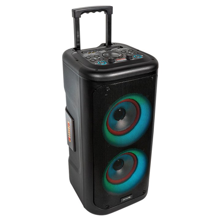 Altavoz Bluetooth Trolley Aiwa Kbtus-450 5.0true Wireless Stereo 350w Fm usb micro-sd jack Led Rgb 7 Colores Bateria 3600mah
